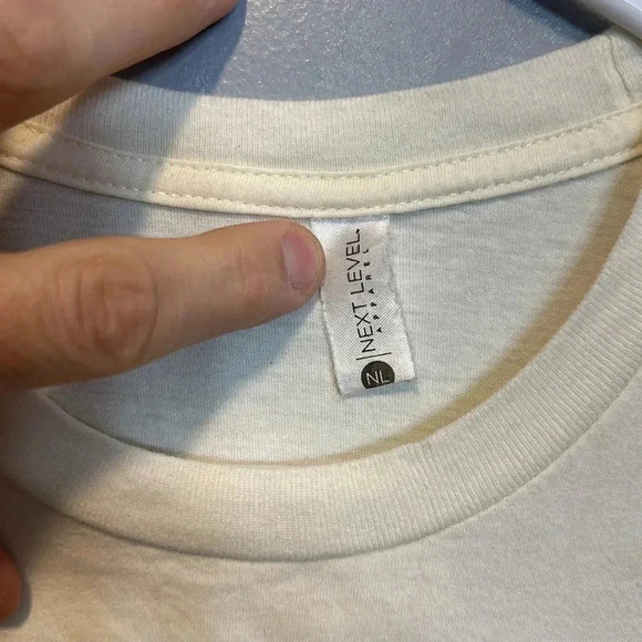 monks of doom unisex tshirt MED short sleeve white next level apparel - Picture 2 of 3